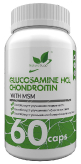 Glucosamine HCL, Chondroitine, MSM 60 капсул