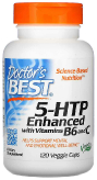 5-HTP Enhanced with Vitamins B6 & C - 5-гидрокситриптофан, усиленный витаминами B6 и C, 120 капсул