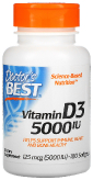 Best Vitamin D-3 5000 180 капсул