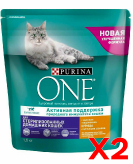 Набор 2х1,5 кг Сухой корм для стерилизованных взрослых кошек, с высоким содержанием курицы и цельными злаками