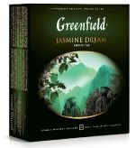 Jasmine Dream зеленый ароматизированный чай в пакетиках Гринфилд, с жасмином
