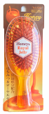 Honey brush Щетка массажная для увлажнения и придания блеска волосам с мёдом и маточным молочком пчёл (круглая)