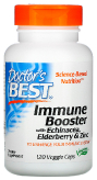 Immune Booster, Добавка для укрепления иммунитета с эхинацеей, бузиной и цинком 120 капсул