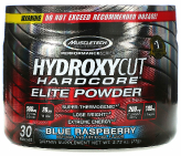 Hydroxycut Hardcore Elite Powder, Blue Raspberry