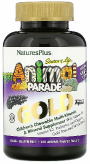 Source of Life Animal Parade Gold Мультивитамины и минералы для детей, вкус натуральный виноград, 120 таб. В форме животных