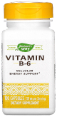 Витамин B6, 50 мг, 100 капсул