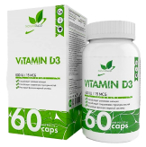 Vitamin D3 600 IU 60 капсул