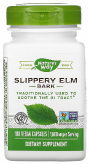 Slippery Elm,  кора красного вяза, 1600 мг, 100 капсул