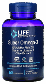 Super Omega 3 EPA/DHA Fish oil с лигнанами кунжута и экстрактом оливы, 60 капсул