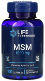 MSM, 1000 мг, 100 капсул