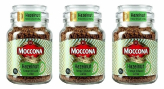 Кофе растворимый Moccona с ароматом лесного ореха 95 г 3 штуки