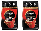 Кофе растворимый Nescafe Classic с молотой арабикой м/у 750 г 2 штуки