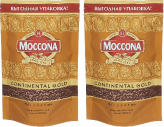 Кофе растворимый Moccona Континентал Голд 140 г м/у 2 штуки