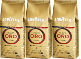 Кофе Lavazza Qualita Oro в зернах 250 г 3 штуки