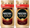 Кофе растворимый Nescafe Gold м/у с добавлением молотого 900 г 2 штуки