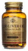 Cod Liver Oil (Vitamin A & D) Norwegian,100 капсул