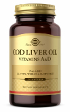 Cod Liver Oil (Vitamin A & D) Norwegian, 250 капсул