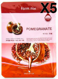 НАБОР Visible Difference Mask Sheet Pomegranate 23 мл х 5 шт