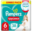 Подгузники-трусики Памперс Pants Jumbo Pack Extra Large 6 (15+ кг) 38 шт