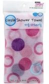 CLEAN & BEAUTY Мочалка для душа (28х95) Circle Shower Towel 1шт