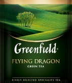Flying Dragon зеленый чай Гринфилд в пакетиках