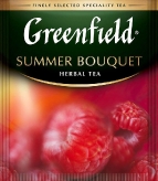 Summer Bouquet травяной чай Гринфилд в пакетиках, с малиной и шиповником