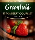 Strawberry Gourmet черный чай Гринфилд в пакетиках, с шоколадом и клубникой