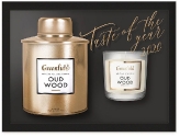Набор "Листовой чай Гринфилд Оud Wood с ароматической свечой"